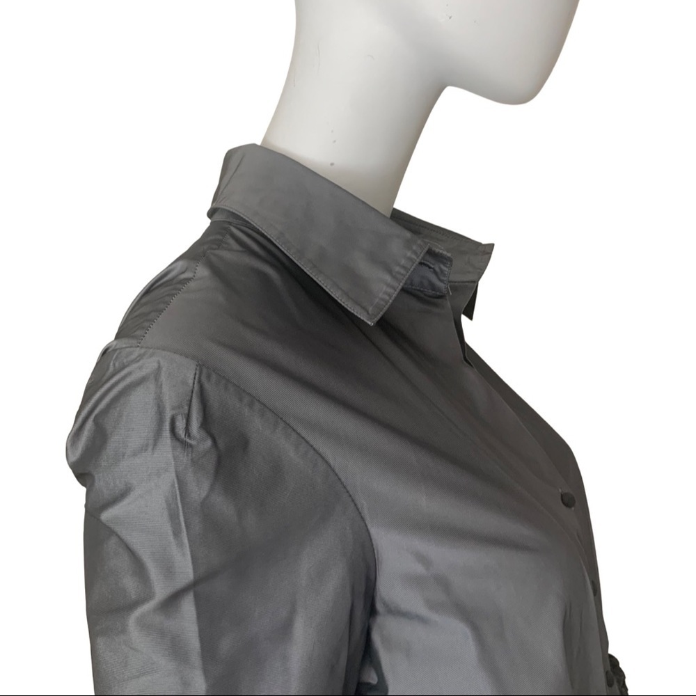 BCBGMAXAZRIA Natasha Embellished Bell Sleeve Taffeta Dress Party - Picture 12 of 16